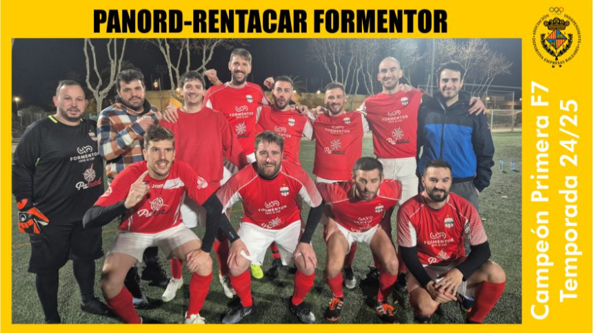 F7-PANORD RENTACAR FORMENTOR. Campeón de Primera 2024/25